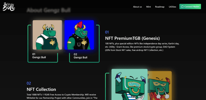 the gengz bull is one of our client in software development for startup