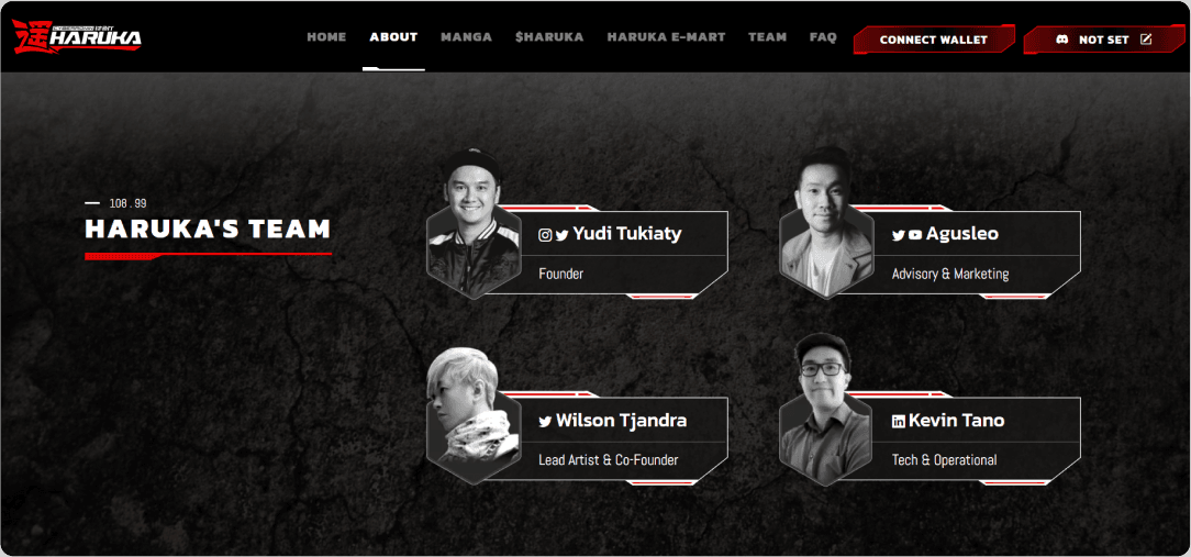 Our portfolio with haruka ronin