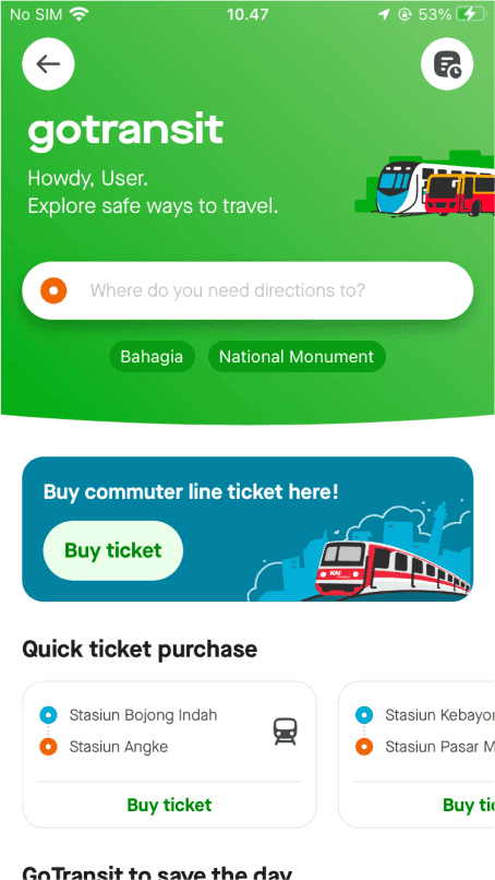 gotransit one of our client for software development for startup