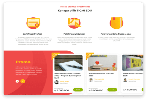 TICMIEDU is one of our client in software development for startup
